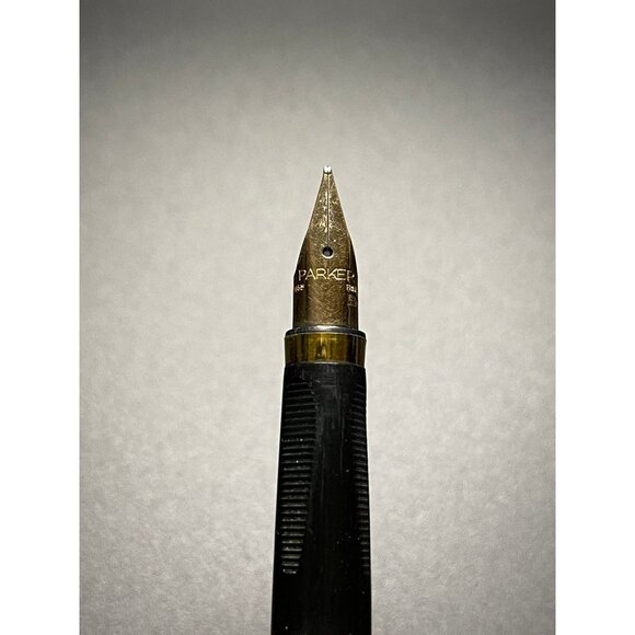 Vtg Parker Sonnet Fountain Pen Laque 5853 Deep Red Brown Lacquer 18K Gold Medium - Picture 5 of 10